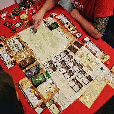 Robinson Crusoe by Portal Games. Brutal and beautiful, just like nature.